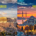 Pamje turistike nga Turqia dhe Greqia për krahasimin e pushimeve, destinacioneve dhe paketave turistike me Bora Travel.